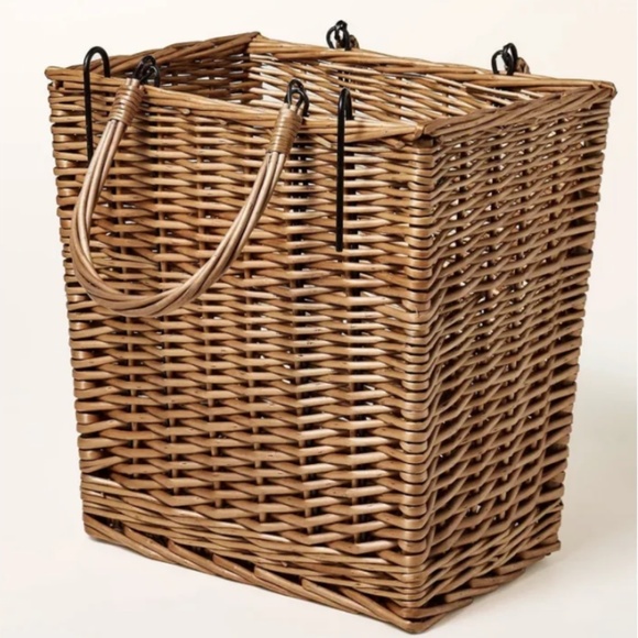 Adult Woven Bicycle Basket Natural - kate spade new york x Target - Picture 2 of 3